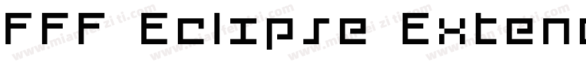 FFF Eclipse Extended字体转换